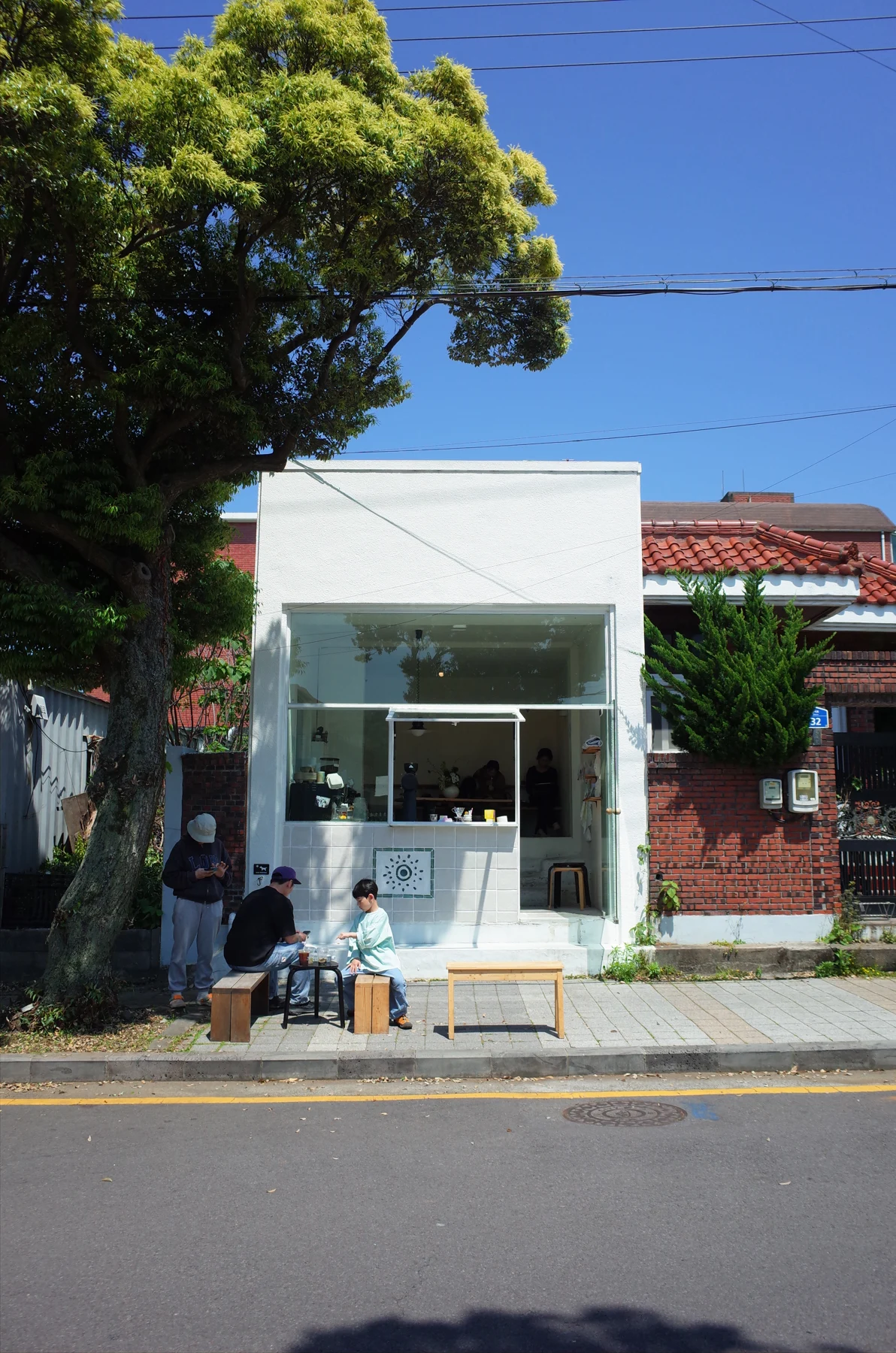 제주 화북동 키에키 커피 스탠드의 기존 매장 외관
